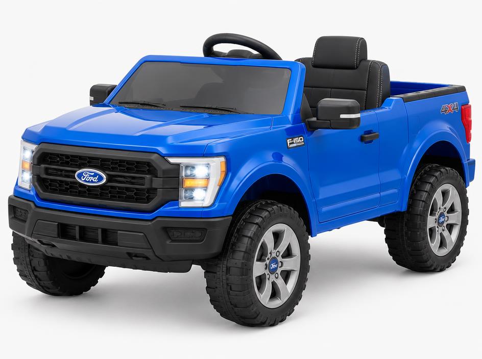 Carrinho elétrico Pickup Azul